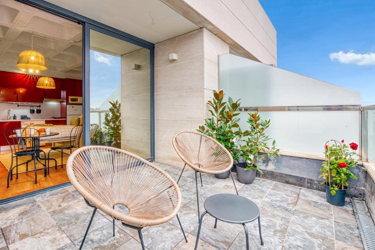 Cozy Penthouse, 20 Min To Downtown, Alcala Norte Madri Exterior foto